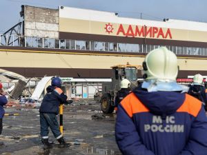 В Татарстане сгорел один из крупнейших торговых центров