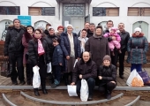 Сотрудники синодального отдела по благотворительности вновь на Донбассе