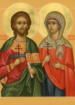 Святые мученики Адриан и Наталья