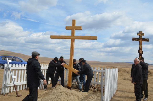 Поклонный крест в Усть-Кяхте