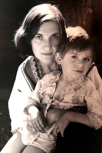 Ольга Гобзева с сыном
