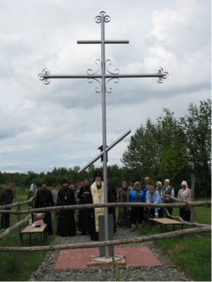 Поклонный крест поселок Щапино