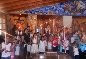 Крещение цыган общины рома